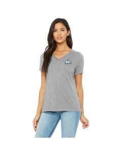 Bella + Canvas - Women's Relaxed Short Sleeve Jersey V-Neck Tee