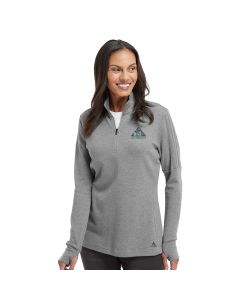 Adidas - Women's 3-Stripes Quarter-Zip Sweater
